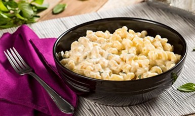 MACARRÃO CARACOL COM QUEIJO