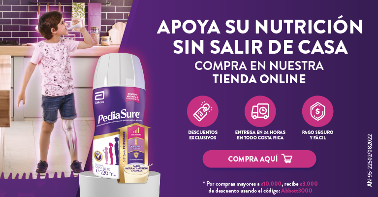 banner pediasure cr apoya su nutrición