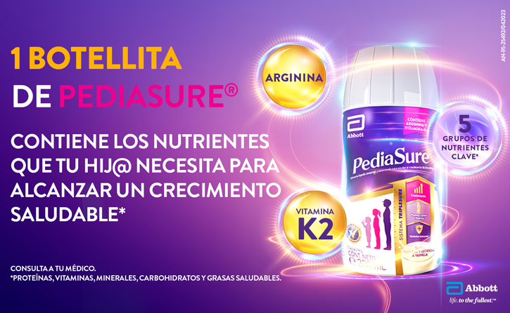 Banner pediasure cr nueva formula