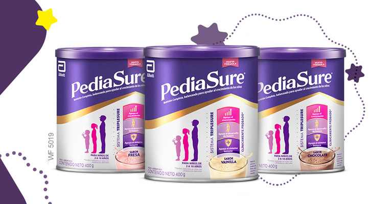 Suplemento Polvo Sabor Fresa Pediasure 400 Gr