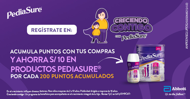 Banner pediasure perú acumula puntos cc