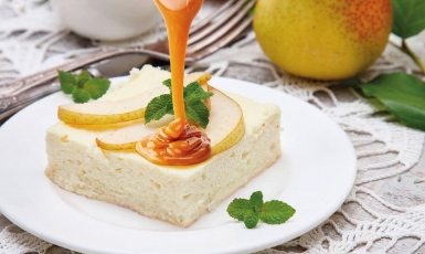 FLAN DE PERA