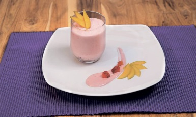 MOUSSE DE FRESA Y DURAZNO